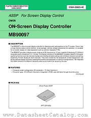 MB90097 datasheet pdf Fujitsu Microelectronics