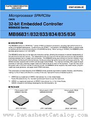 MB86836 datasheet pdf Fujitsu Microelectronics