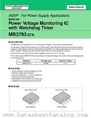 MB3793-37A datasheet pdf Fujitsu Microelectronics
