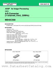 MB40C568 datasheet pdf Fujitsu Microelectronics