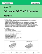 MB4053 datasheet pdf Fujitsu Microelectronics