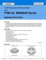 MB89943 datasheet pdf Fujitsu Microelectronics
