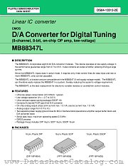 MB88347L datasheet pdf Fujitsu Microelectronics