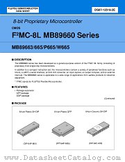 MB89663 datasheet pdf Fujitsu Microelectronics