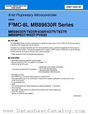 MB89PV630 datasheet pdf Fujitsu Microelectronics