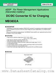 MB3832A datasheet pdf Fujitsu Microelectronics