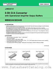 MB88344B datasheet pdf Fujitsu Microelectronics