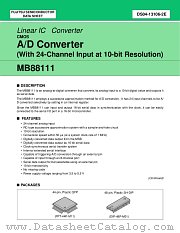 MB88111 datasheet pdf Fujitsu Microelectronics