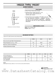 1N5262 datasheet pdf General Semiconductor