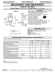SBLB1630CT datasheet pdf General Semiconductor