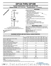 GP15G datasheet pdf General Semiconductor
