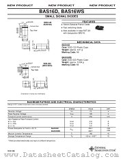 BAS16D datasheet pdf General Semiconductor