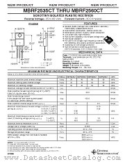 MBRF2560CT datasheet pdf General Semiconductor