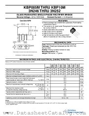 KBP04M datasheet pdf General Semiconductor