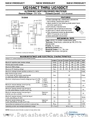 UG10CCT datasheet pdf General Semiconductor