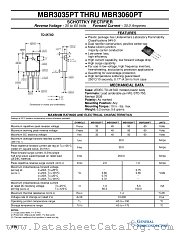 MBR3060PT datasheet pdf General Semiconductor
