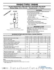 1N4947 datasheet pdf General Semiconductor