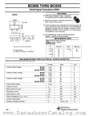 BC859A datasheet pdf General Semiconductor