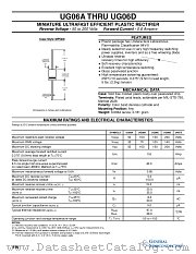 UG06C datasheet pdf General Semiconductor