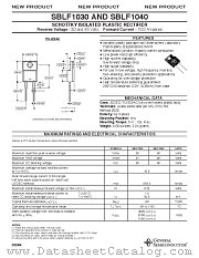 SBLF1040 datasheet pdf General Semiconductor
