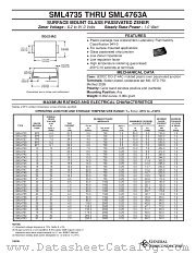 SML4753 datasheet pdf General Semiconductor