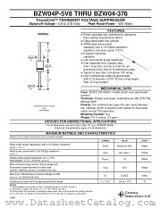 BZW04P70 datasheet pdf General Semiconductor
