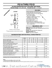 FE1B datasheet pdf General Semiconductor