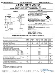 GIF2403 datasheet pdf General Semiconductor