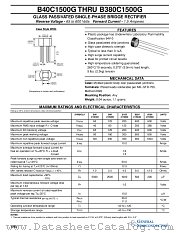 B80C1500G datasheet pdf General Semiconductor