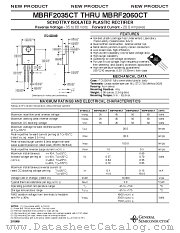MBRF2050CT datasheet pdf General Semiconductor