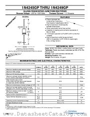1N4249GP datasheet pdf General Semiconductor
