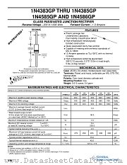 1N4384GP datasheet pdf General Semiconductor