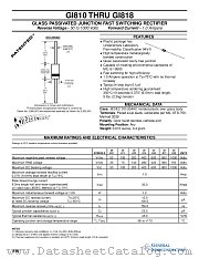 GI814 datasheet pdf General Semiconductor