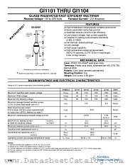 GI1103 datasheet pdf General Semiconductor