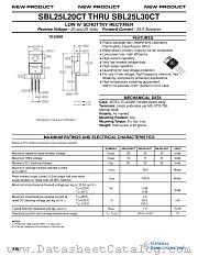 SBL25L25CT datasheet pdf General Semiconductor