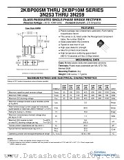 3N255 datasheet pdf General Semiconductor