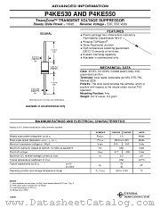 P4KE550 datasheet pdf General Semiconductor