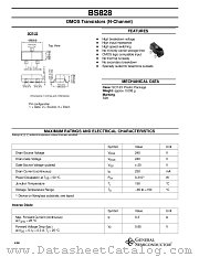 BS828 datasheet pdf General Semiconductor