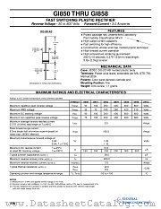 GI854 datasheet pdf General Semiconductor