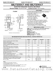 SBLF2040CT datasheet pdf General Semiconductor