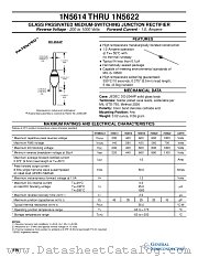1N5622 datasheet pdf General Semiconductor