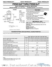 FESB16BT datasheet pdf General Semiconductor