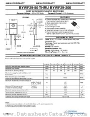 BYWF29-50 datasheet pdf General Semiconductor