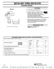 SD101CW datasheet pdf General Semiconductor