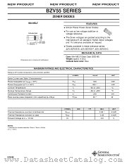 BZV55 SERIES datasheet pdf General Semiconductor