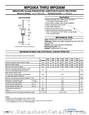 MPG06D datasheet pdf General Semiconductor