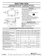 SS32 datasheet pdf General Semiconductor