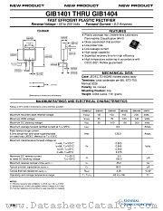 GIB1401 datasheet pdf General Semiconductor
