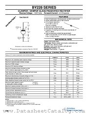 BY228 SERIES datasheet pdf General Semiconductor