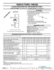 1N5416 datasheet pdf General Semiconductor